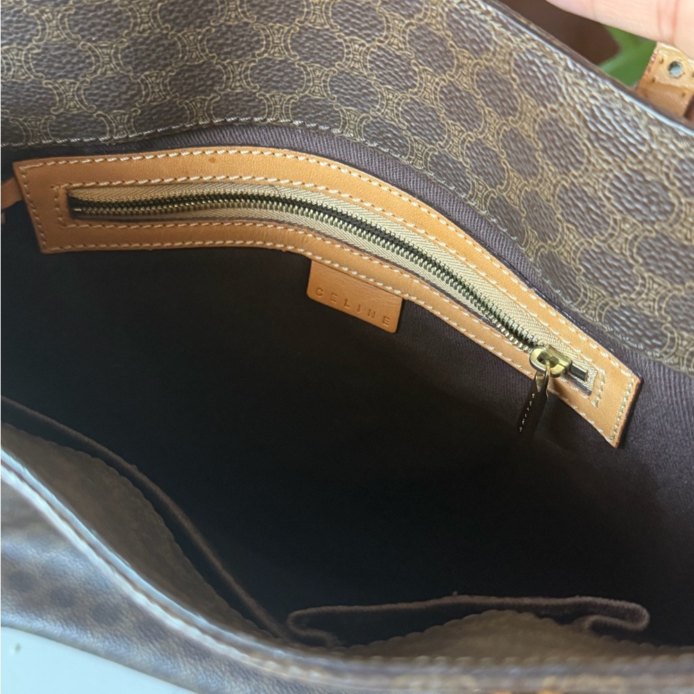 Celine Macadam Blason Leather Tote Bag - Picture 9 of 13